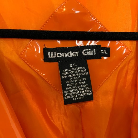 Vintage Orange Rain Coat - Picture 5 of 5